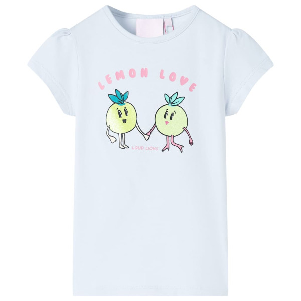 Camiseta infantil azul claro 92 D