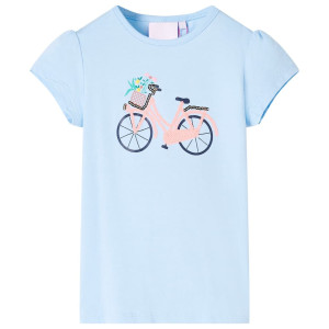 Camiseta infantil azul claro 92 D