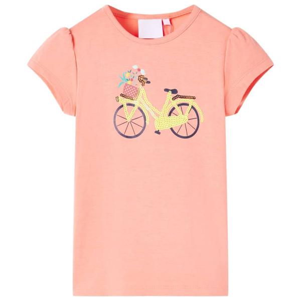 Camiseta infantil coral neón 92 D