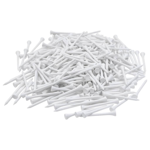 Tees de golfe 1000 pcs 83 mm bambu branco M 4