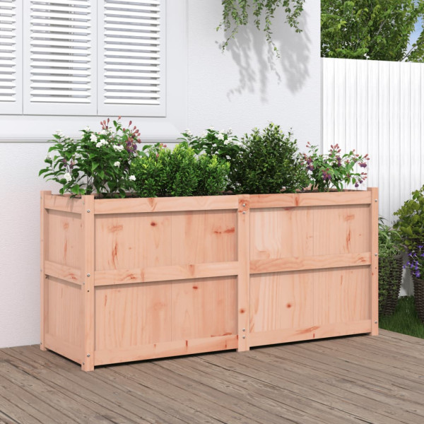 Jardinera madera maciza de abeto Douglas 150x50x70 cm D