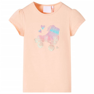 Camiseta infantil laranja claro 116 D