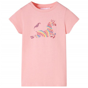 Camiseta infantil rosa 128 D