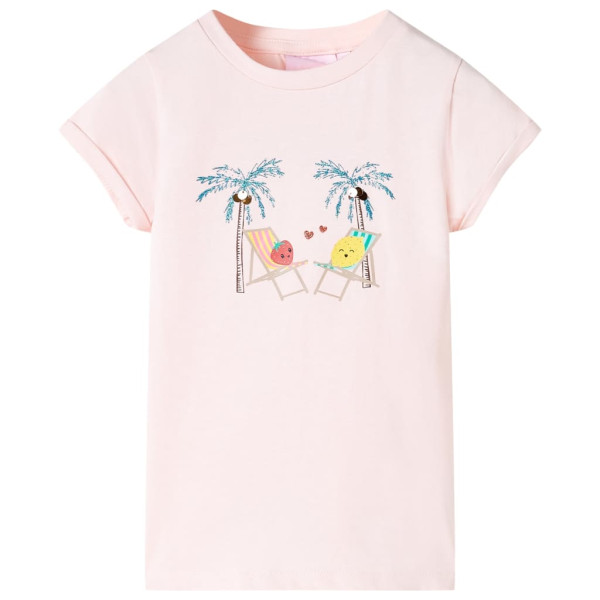 T-shirt infantil rosa macia 128 D