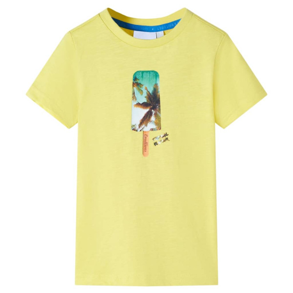 Camiseta para niños amarillo 116 D