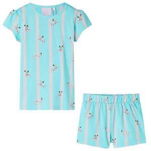 Pijama infantil de manga corta color crudo 116 D