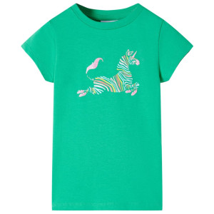 Camiseta de niños verde neón 116 D