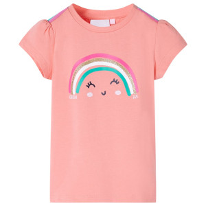 Camiseta infantil coral claro 92 D