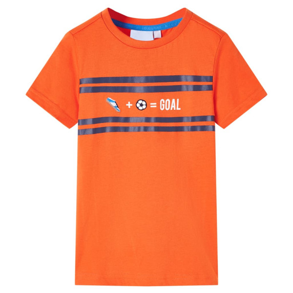 Camiseta infantil naranja oscuro 92 D