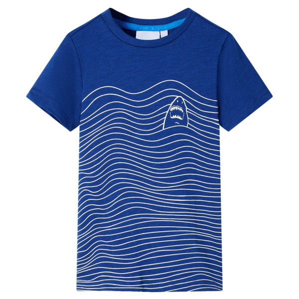 Camiseta para niños azul oscuro 104 D