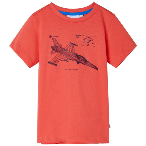 Camiseta para niños rojo claro 92 D