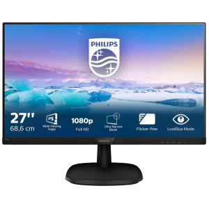 Monitor PHILIPS 27" LCD FHD 273V7QDAB negro D