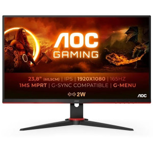 Monitor Gaming AOC 23.8" LED FHD 24G2SPU negro D