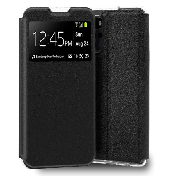 Fundação COOL Capa de Flip para Motorola Moto G22 Liso preto D