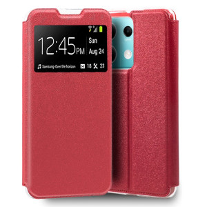 Funda COOL Flip Cover para Xiaomi Redmi Note 13 5G Liso Rojo D