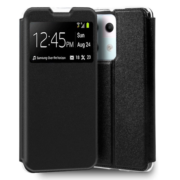 Funda COOL Flip Cover para Xiaomi Redmi Note 13 Pro 5G Liso Negro D