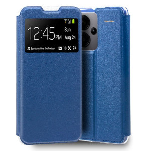 Fundação COOL Flip Cover para Xiaomi Redmi Note 13 Pro Plus 5G Liso Azul D