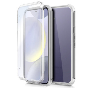 Funda COOL Silicona 3D para Samsung S921 Galaxy S24 (Transparente Frontal + Trasera) D