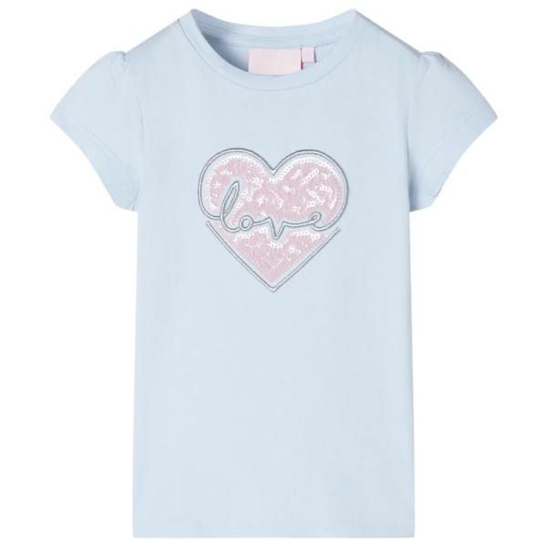 Camiseta de niños azul claro 128 D