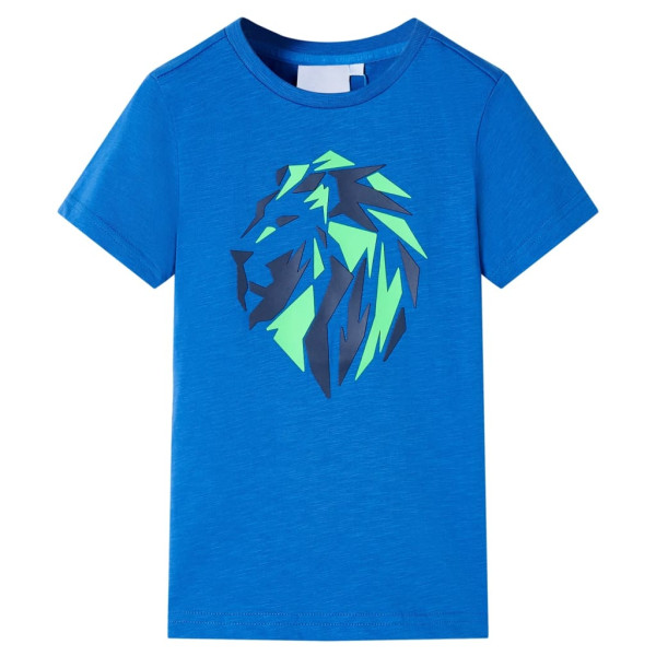 Camiseta para niños azul 128 D