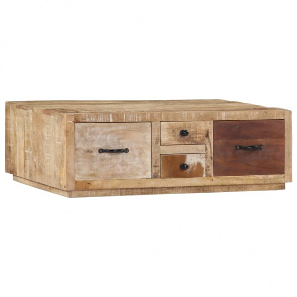 Tabela de centro de madeira maciça de mangue 90x60x30 cm D