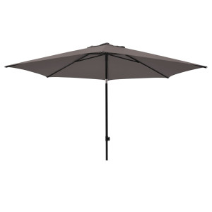 Madison Um guarda-chuva Mykanos cinza topo 250 cm D