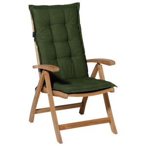 Madison Cojín para silla de respaldo bajo Panama verde 105x50cm D