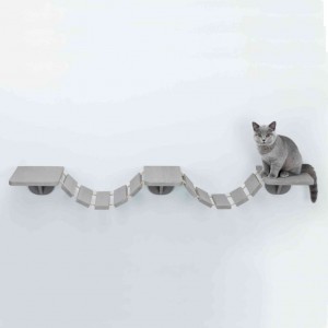 TRIXIE Escaladora de gato para pared gris topo 150x30 cm D