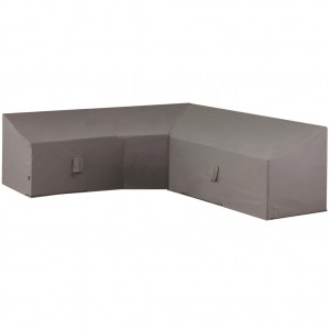 Madison Funda para muebles en forma de L 300x300x90 cm gris D