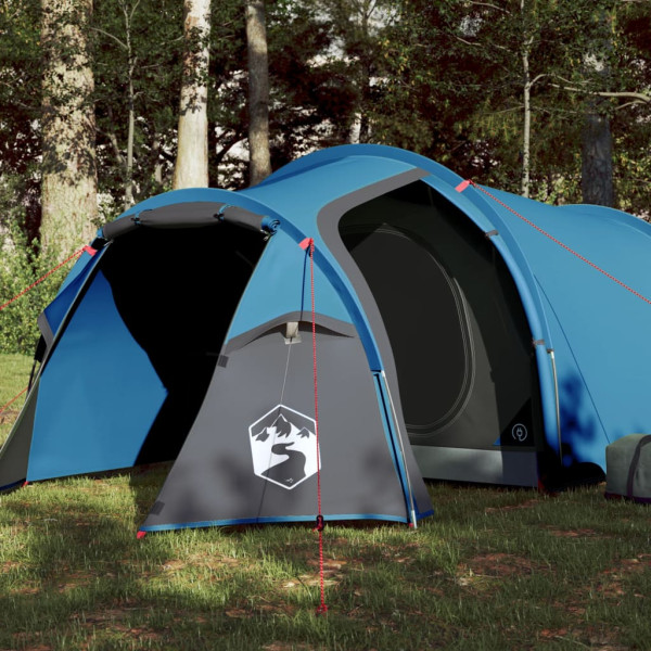 Tenda para 4 pessoas tafetã azul 185T 360x135x105 cm D