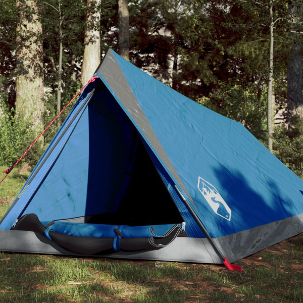 Tenda para 2 pessoas tafetão 185T azul 200x120x88/62 cm D