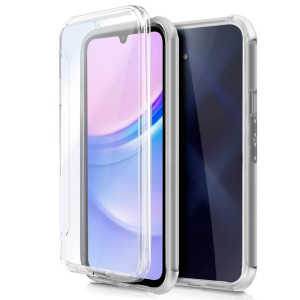 Fundação COOL Silicone 3D para Samsung A155 Galaxy A15 / A15 5G / M15 5G (Border Transparent + Trash) D