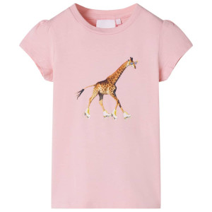 T-shirt infantil rosa claro 104 D