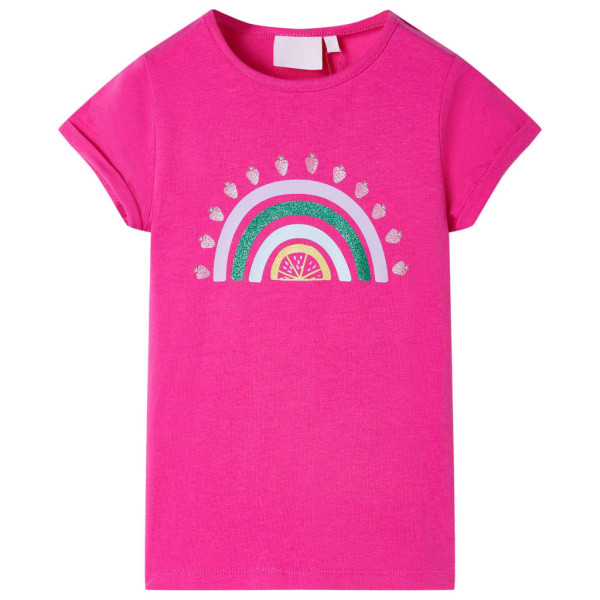 Camiseta infantil rosa oscuro 140 D