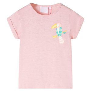 Camiseta infantil rosa claro 92 D