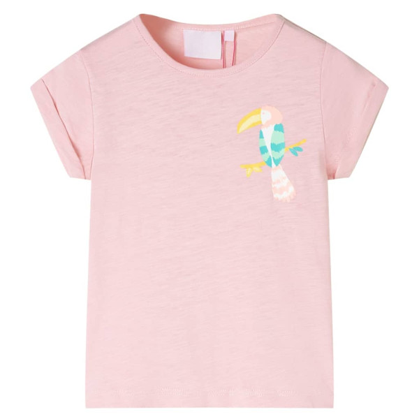 Camiseta infantil rosa claro 92 D