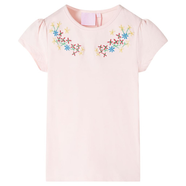 T-shirt infantil rosa macia 128 D