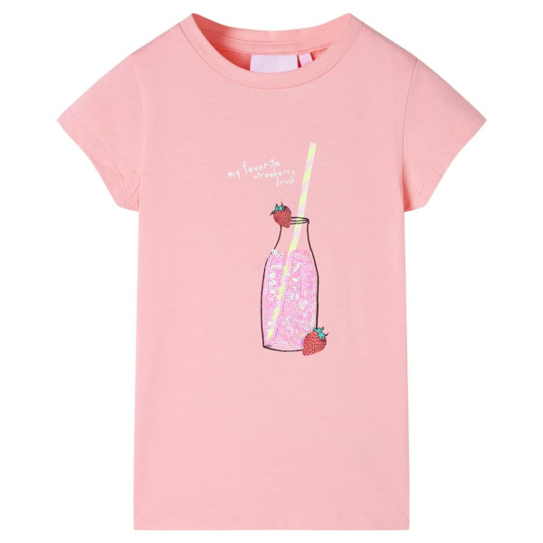 T-shirt infantil rosa 140 D