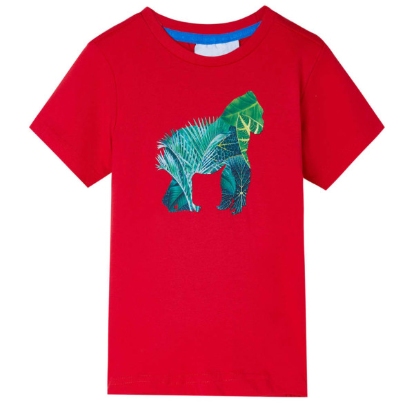 T-shirt infantil vermelho 104 D