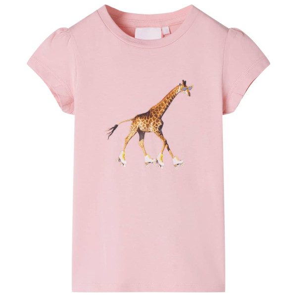 Camiseta infantil rosa claro 140 D