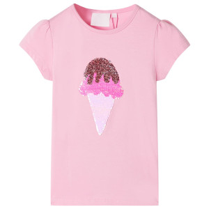 T-shirt infantil rosa shriek 116 D