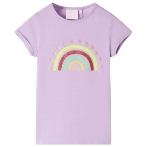 Camiseta para niños lila 104 D