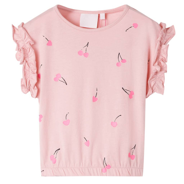 Camiseta infantil rosa claro 116 D