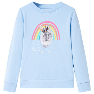 Sudadera infantil azul claro 140 D