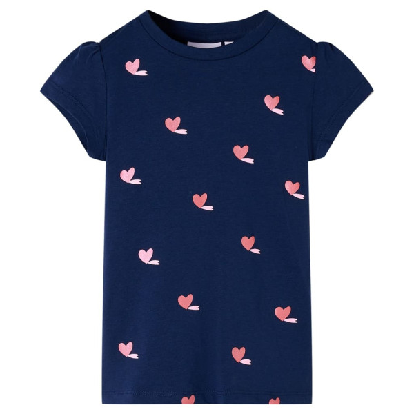 Camiseta infantil azul marino 104 D