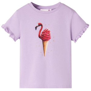 Camiseta de niños lila 128 D