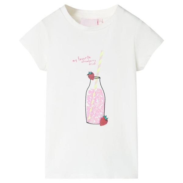 Camiseta infantil color crudo 104 D