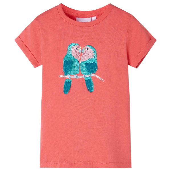 Camiseta infantil color coral 116 D