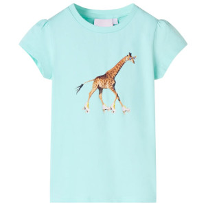 Camiseta infantil aguamarina claro 92 D