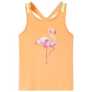 Camiseta de tirantes infantil naranja 140 D